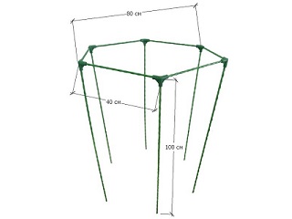 Кустодержатель садовый шестигранный